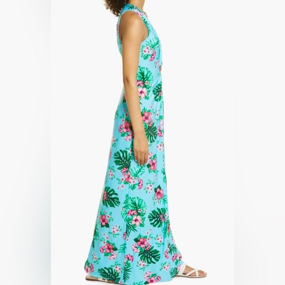 🩵🩷NWOT Tommy Bahama Tropical Twist Front Maxi🩷🩵 - Picture 5 of 16